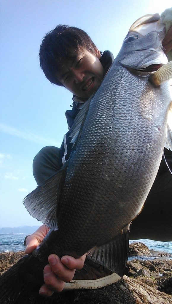 小江地磯にて かめや釣具