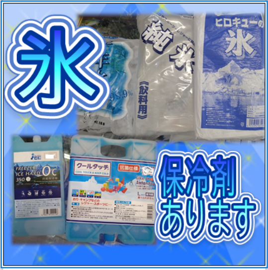 氷ありますヨ(^_^) | かめや釣具