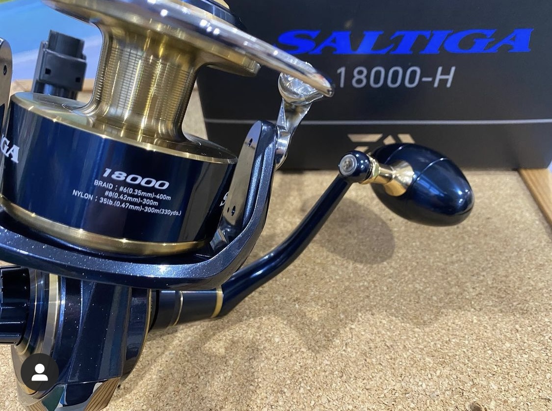 ダイワ様 ソルティガ 18000-H 入荷！ | かめや釣具