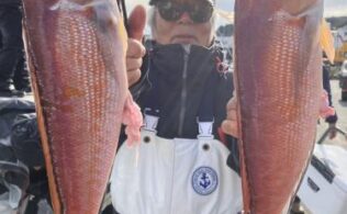 小田原沖にてアマダイが釣れてます。