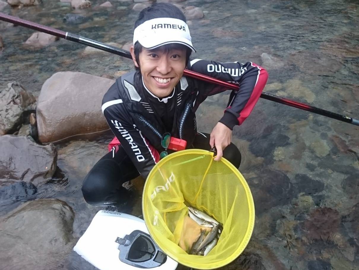 人生初 鮎釣りに挑戦しました 宮崎店 かめや釣具