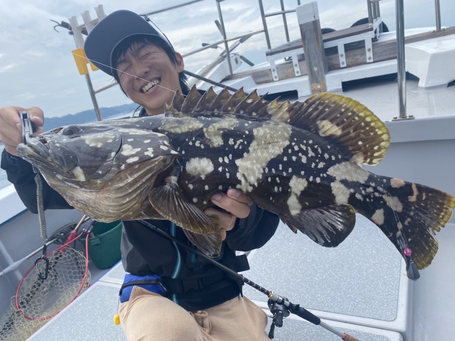 ガマ日記】錦江湾ボートロックフィッシュゲームでまさかのタマクエ