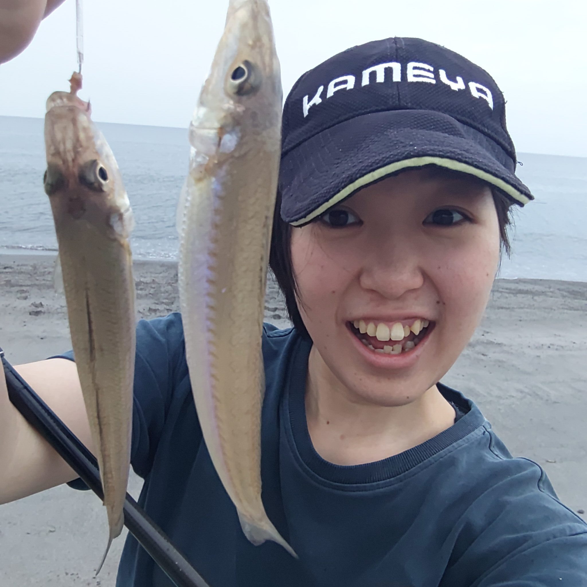 釣行記】「釣りガール中野の行ってみた！」in吹上浜 キス釣り 遠投（姉