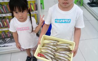キッズフィッシングチャレンジ釣果！！