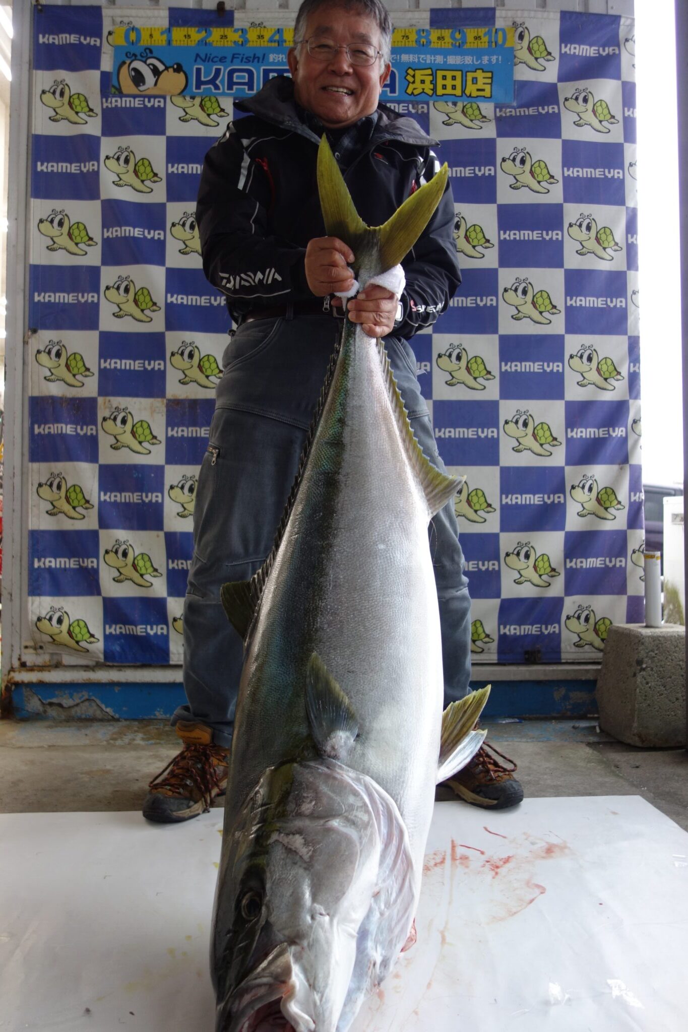 2023.03.16 ヒラマサ139㎝ 24.4kg | かめや釣具