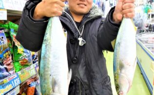 ハマチ釣果お持ち込み！