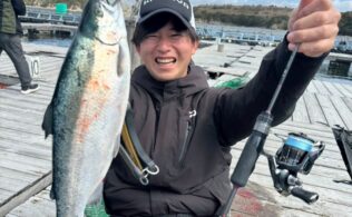 海上釣り堀の釣果です