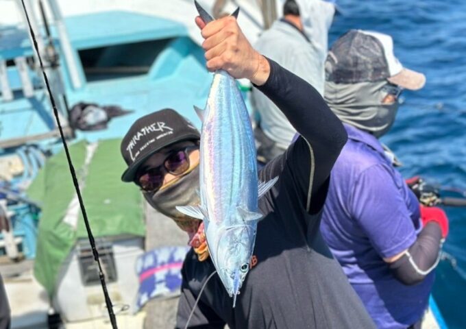 カツオとマグロをエビングで！！