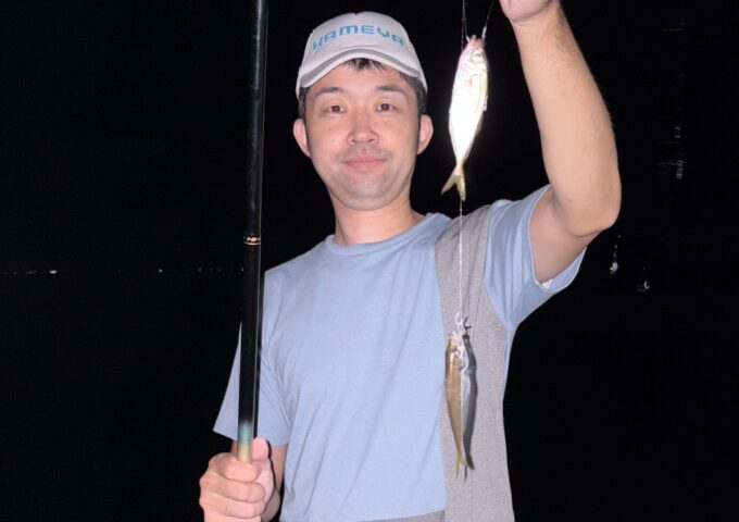 夜のサビキ釣り