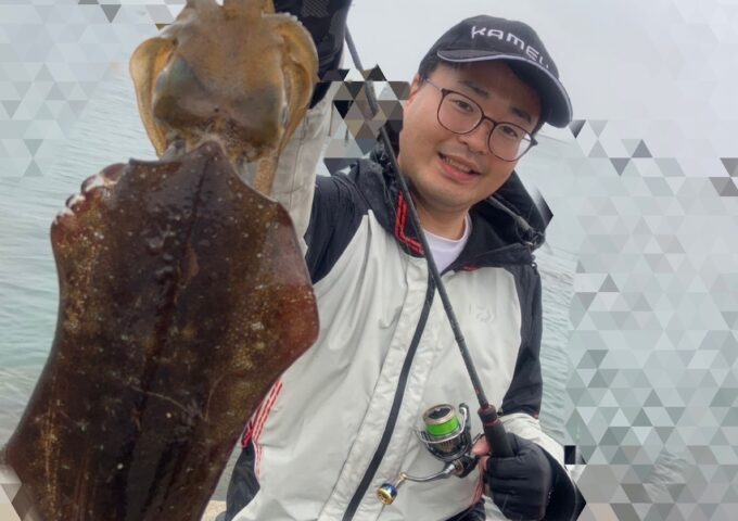 アオリイカ釣れてます！